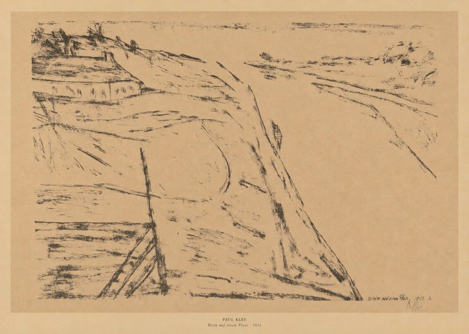 Paul Klee Blick Auf Einen Fluss No6 - Plakat