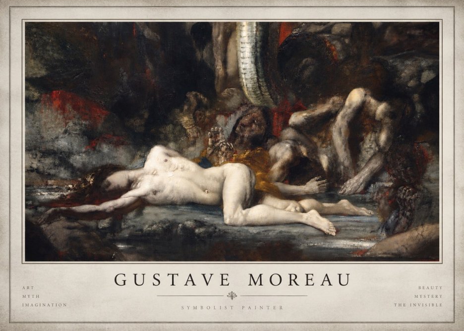 Gustave Moreau Despair No3 - Plakat