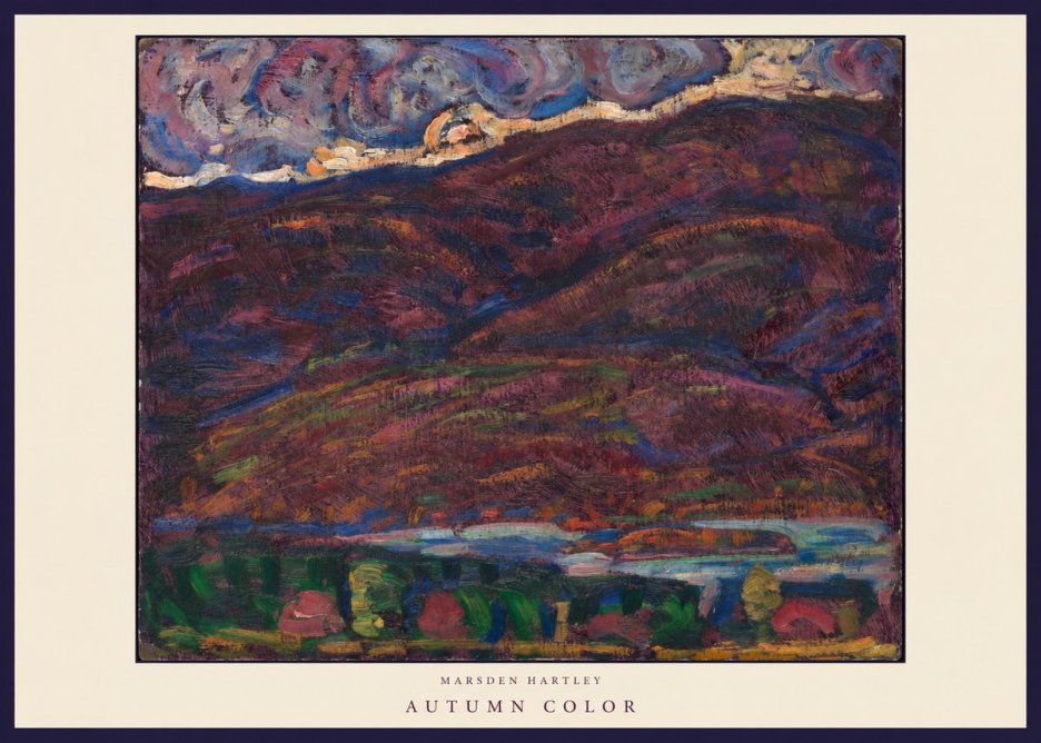 Marsden Hartley Autumn Color No6 - Plakat