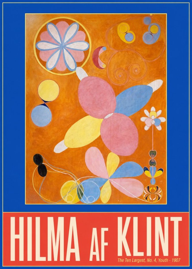 Hilma af Klint The Ten Largest, No. 4, Youth No2 - Plakat