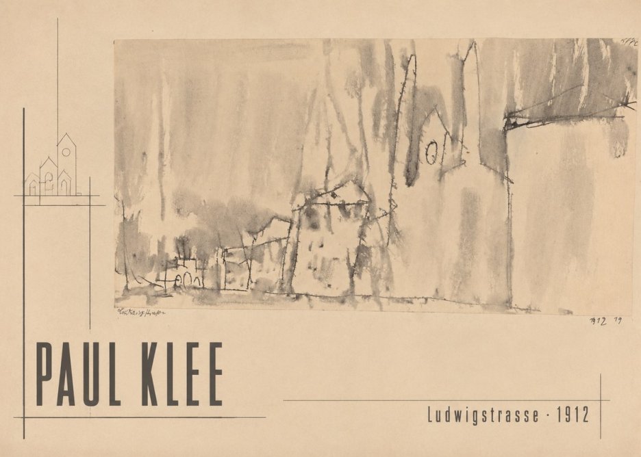 Paul Klee Ludwigstrasse No2 - Plakat