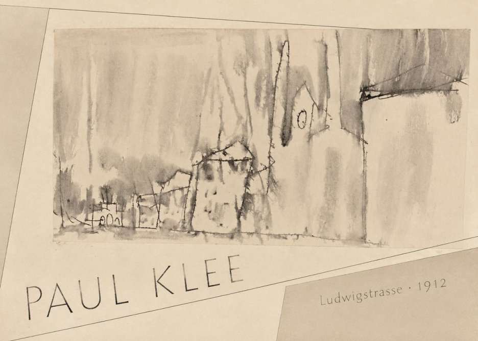 Paul Klee Ludwigstrasse No5 - Plakat