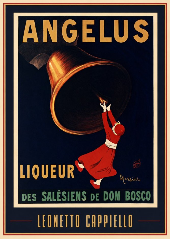 Leonetto Cappiello Angelus Liqueur No1 - Plakat