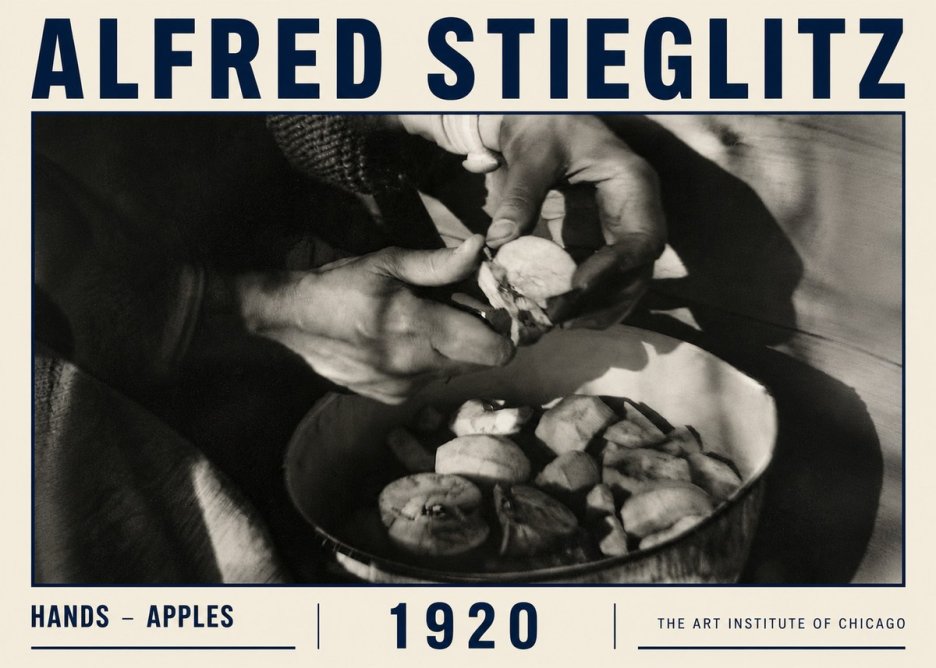 Alfred Stieglitz Hands - Apples No6 - Plakat