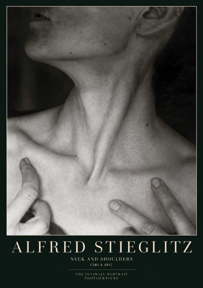 Alfred Stieglitz Neck and Shoulders No3 - Plakat