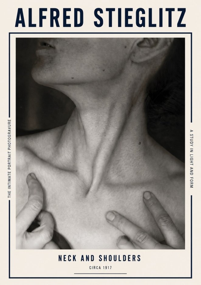 Alfred Stieglitz Neck and Shoulders No5 - Plakat