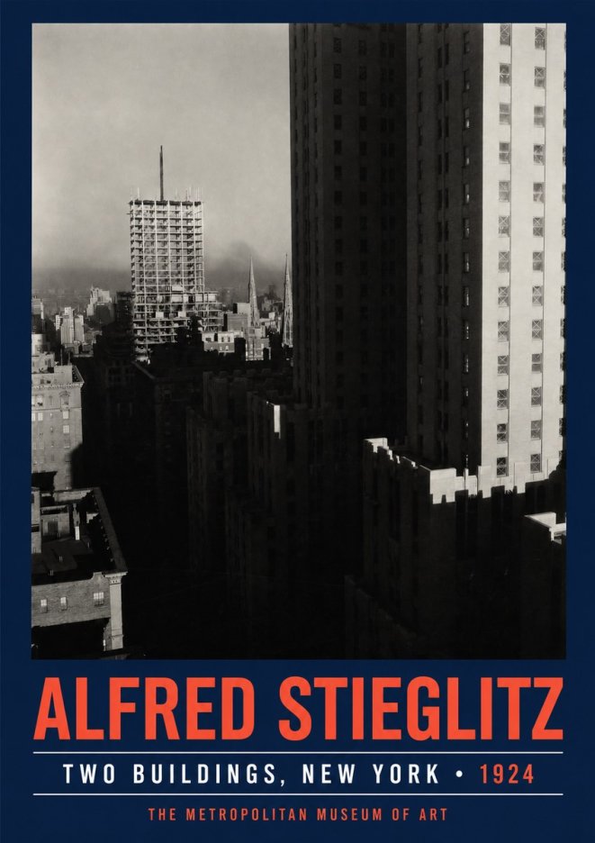 Alfred Stieglitz Two Buildings, New York No2 - Plakat