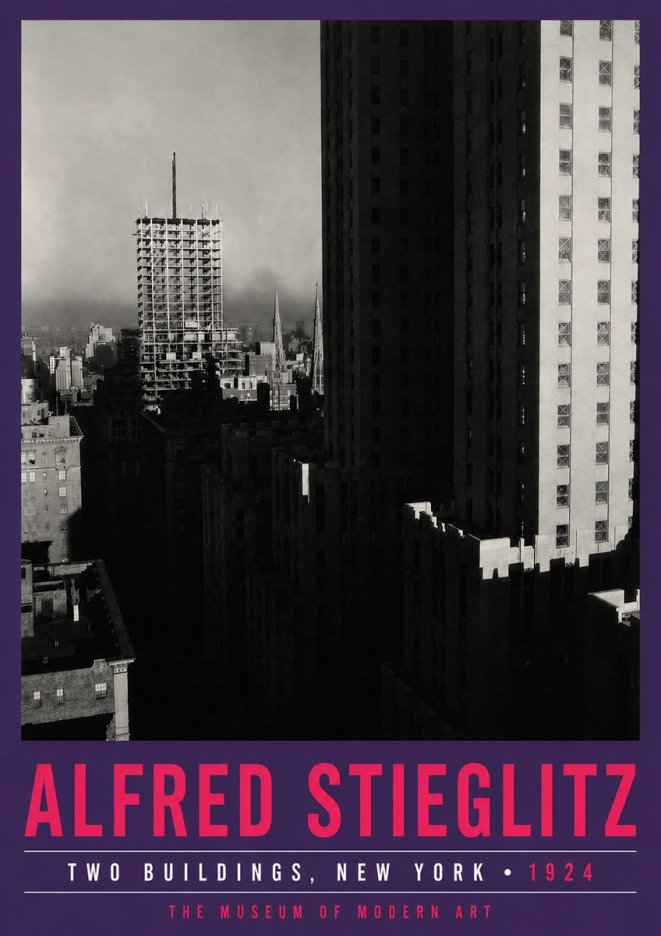 Alfred Stieglitz Two Buildings, New York No5 - Plakat
