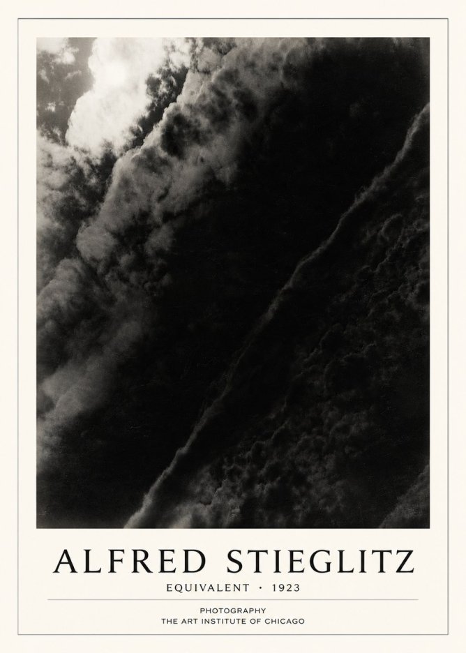 Alfred Stieglitz Equivalent III No3 - Plakat