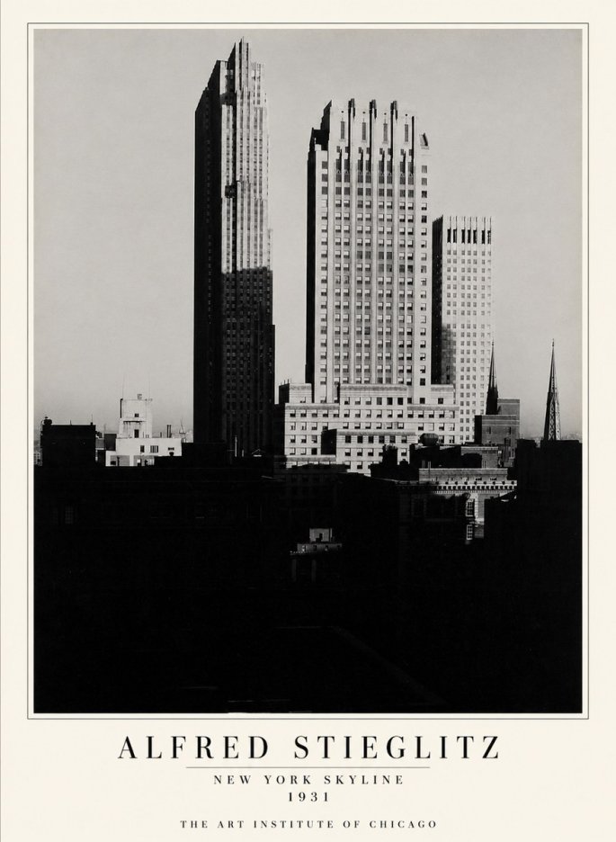 Alfred Stieglitz New York Skyline No1 - Plakat