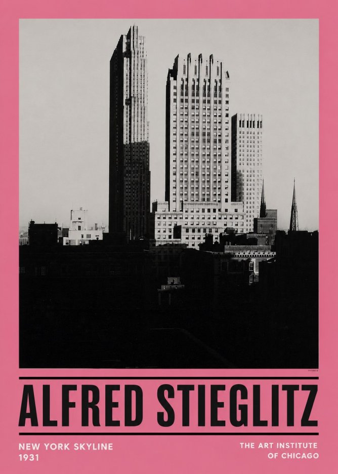 Alfred Stieglitz New York Skyline No4 - Plakat