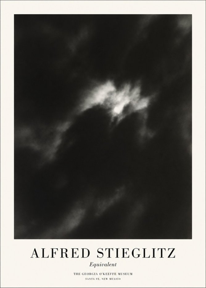 Alfred Stieglitz Equivalent IV No1 - Plakat