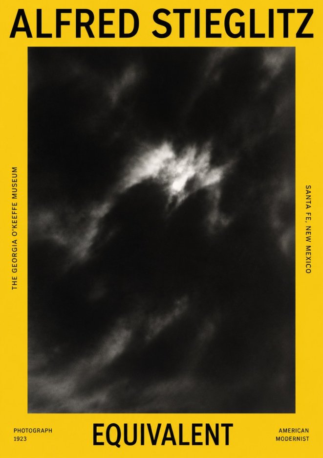 Alfred Stieglitz Equivalent IV No3 - Plakat