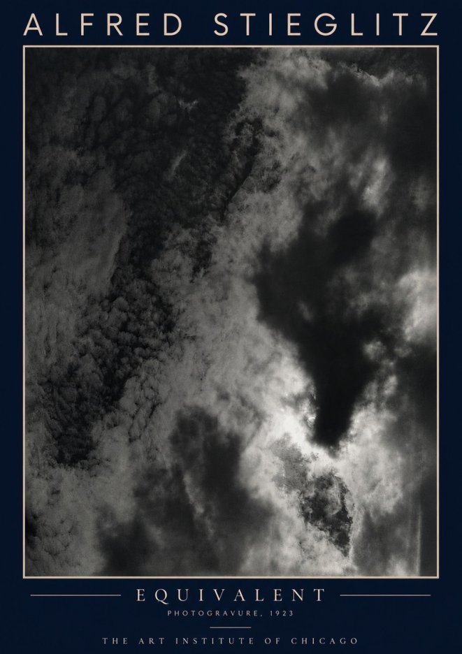Alfred Stieglitz Equivalent V No4 - Plakat