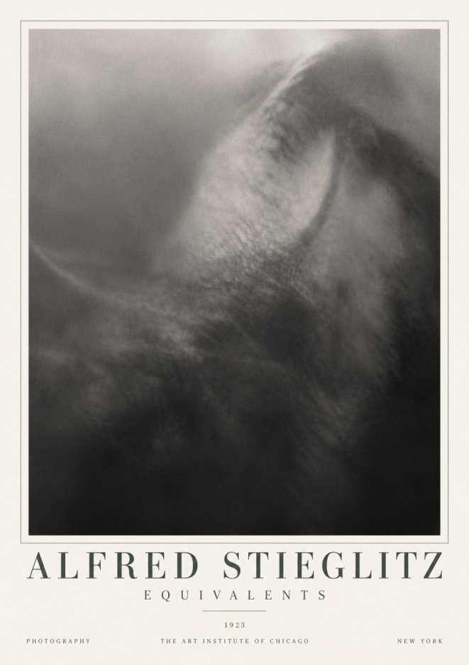 Alfred Stieglitz Equivalents III No6 - Plakat