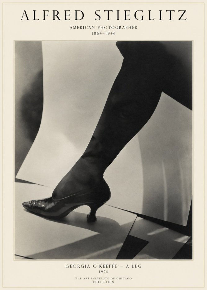 Alfred Stieglitz Georgia O'keeffe – a Leg No1 - Plakat