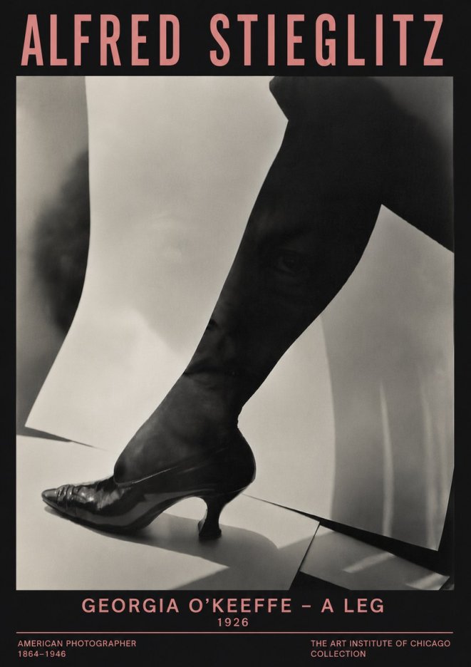 Alfred Stieglitz Georgia O'keeffe – a Leg No6 - Plakat