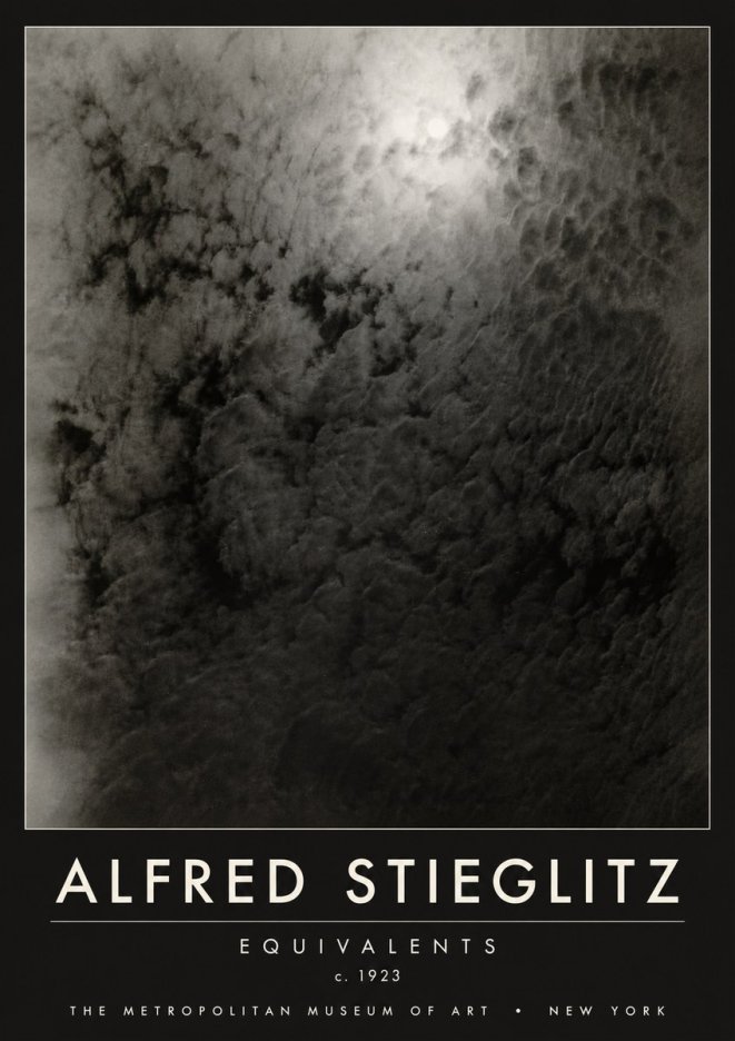 Alfred Stieglitz Equivalents IV No6 - Plakat
