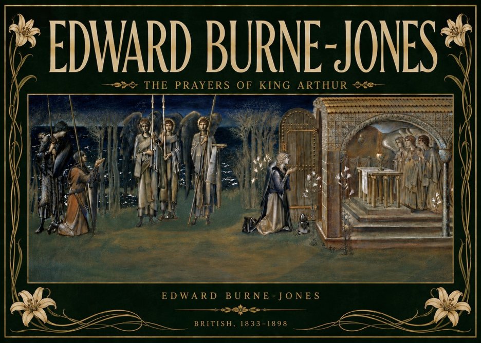 Edward Burne-Jones The Prayers of King Arthur No6 - Plakat