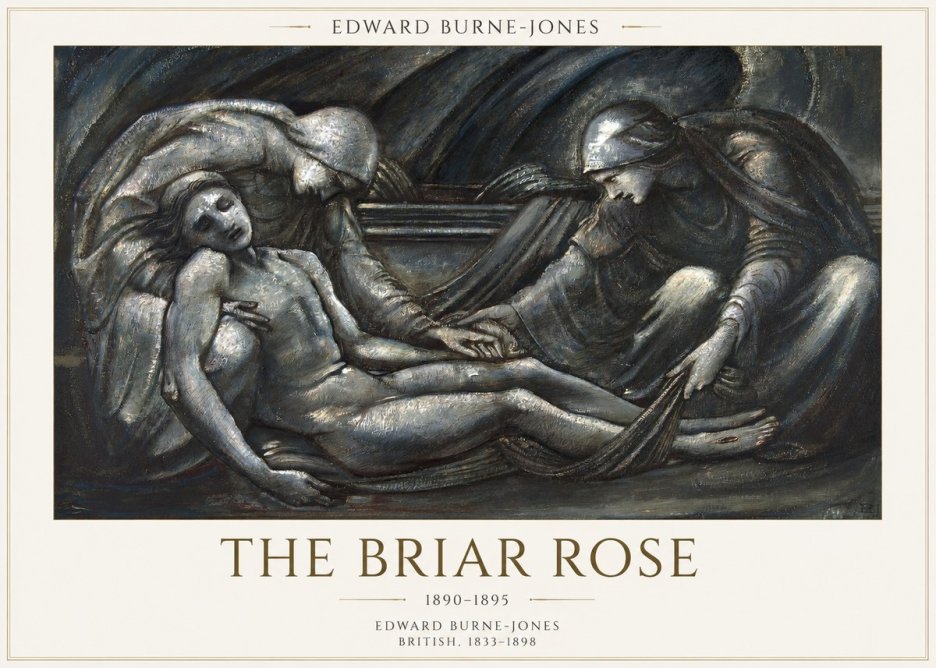 Edward Burne-Jones The Briar Rose No1 - Plakat
