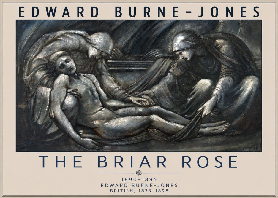 Edward Burne-Jones The Briar Rose No3 - Plakat