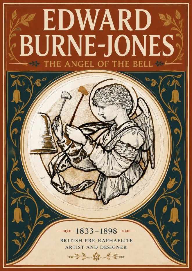 Edward Burne-Jones The Angel of the Bell No5 - Plakat