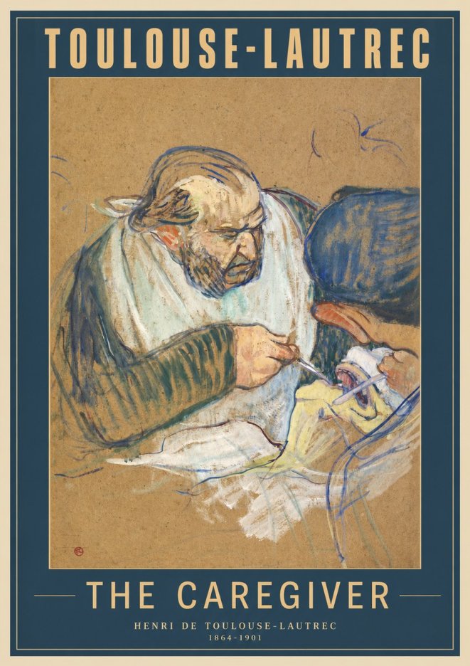 Toulouse-Lautrec The Caregiver No2 - Plakat
