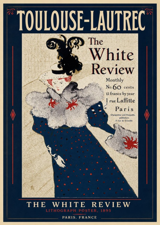 Toulouse-Lautrec The White Review No2 - Plakat