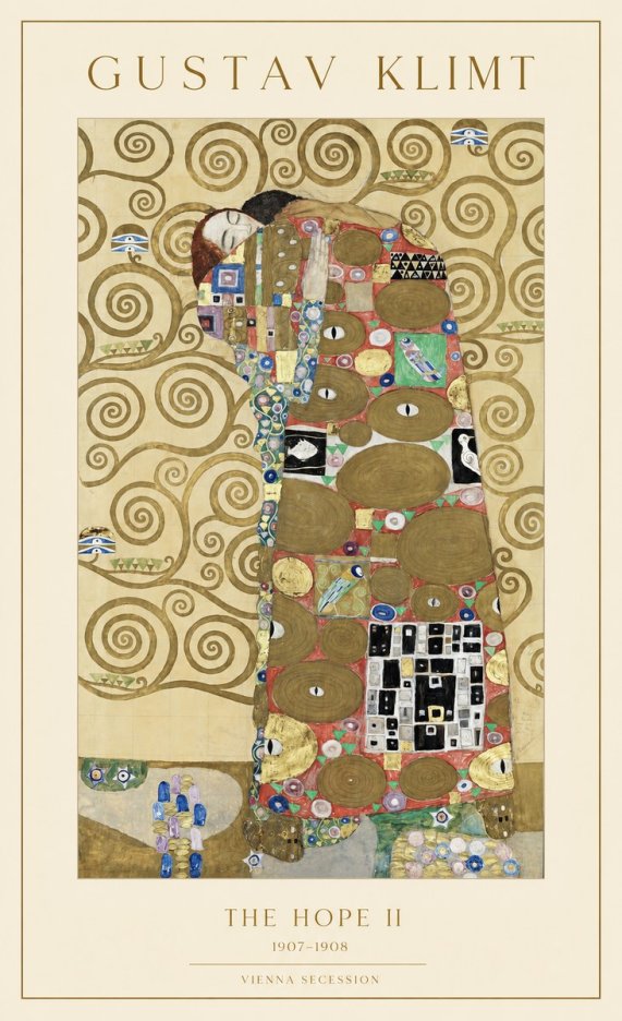 Klimt The Hope Ii No1 - Plakat