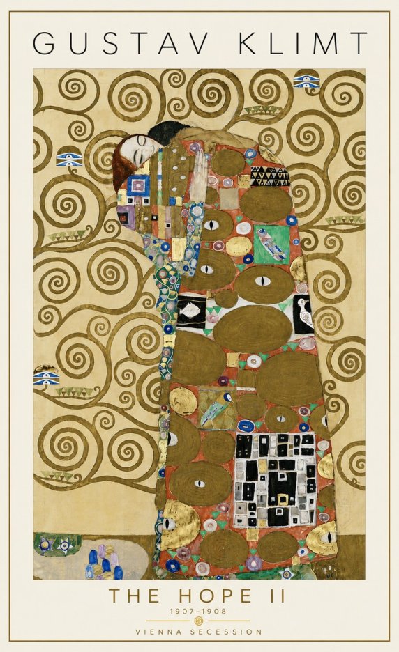 Klimt The Hope Ii No6 - Plakat