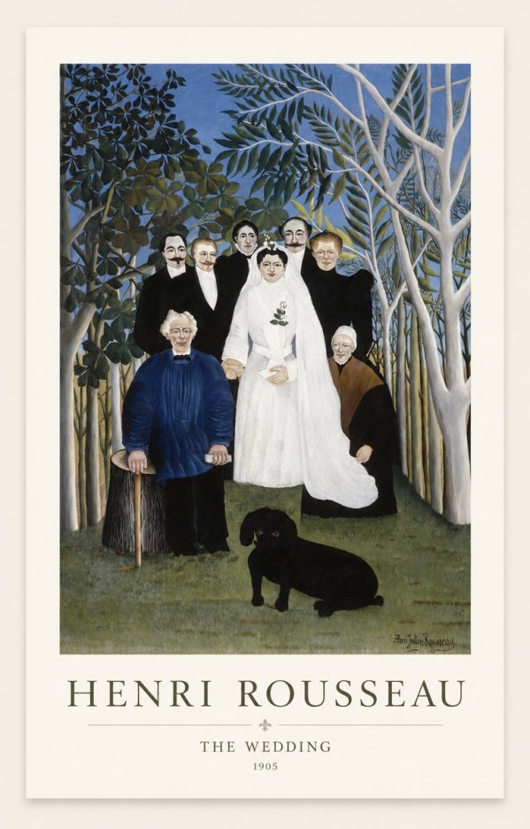 Rousseau The Wedding No1 - Plakat