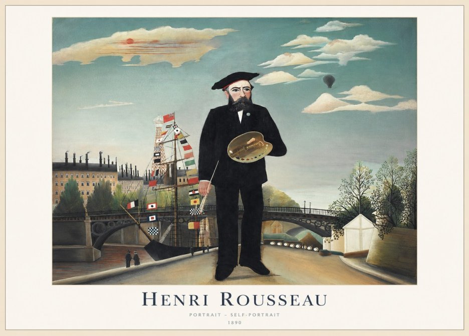 Rousseau Portrait - Self-portrait No1 - Plakat
