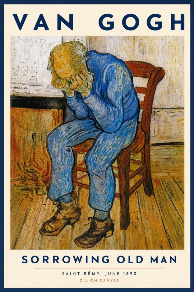 Van Gogh Sorrowing Old Man No3 - Plakat