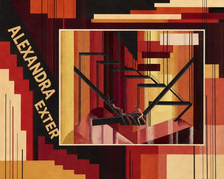 Alexandra Exter Constructivist Stage Design No2 - Plakat
