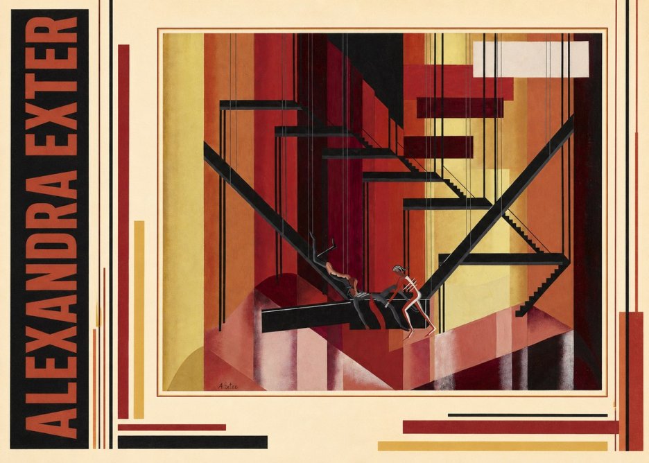 Alexandra Exter Constructivist Stage Design No3 - Plakat