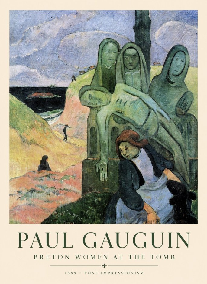 Paul Gauguin The Loss (Te Arii Voyeuse) No2 - Plakat