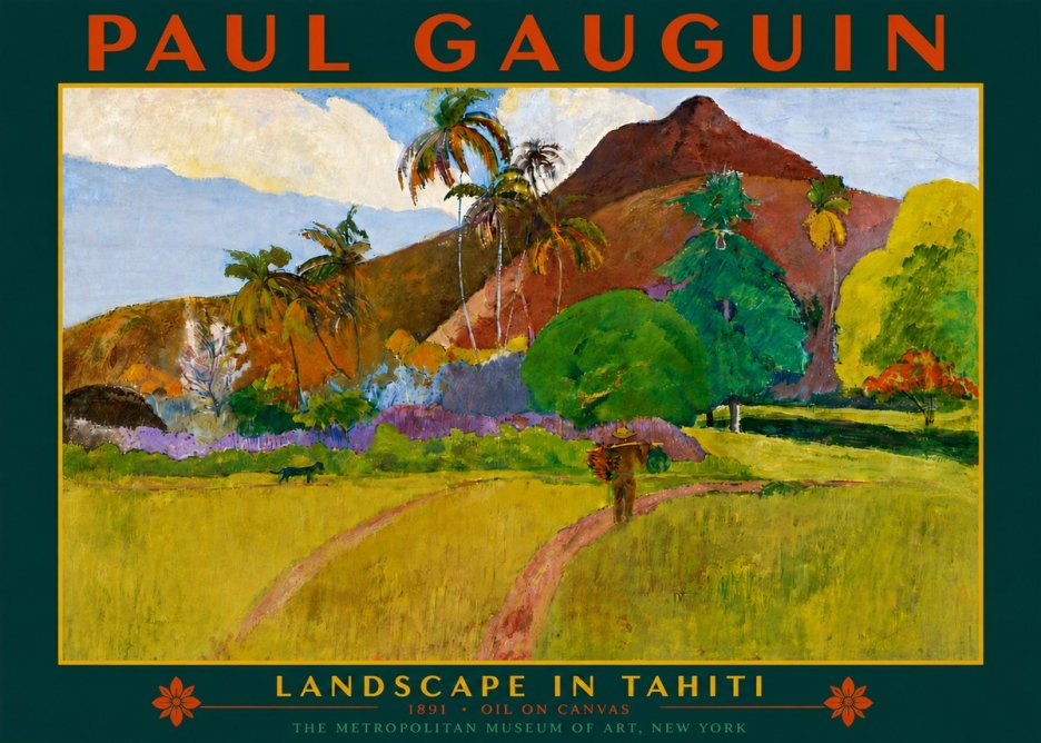Paul Gauguin Landscape in Tahiti II No6 - Plakat