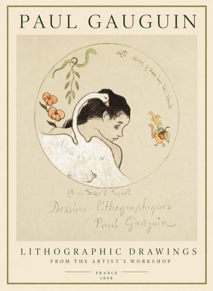 Paul Gauguin Dessins Lithographiques No1 - Plakat