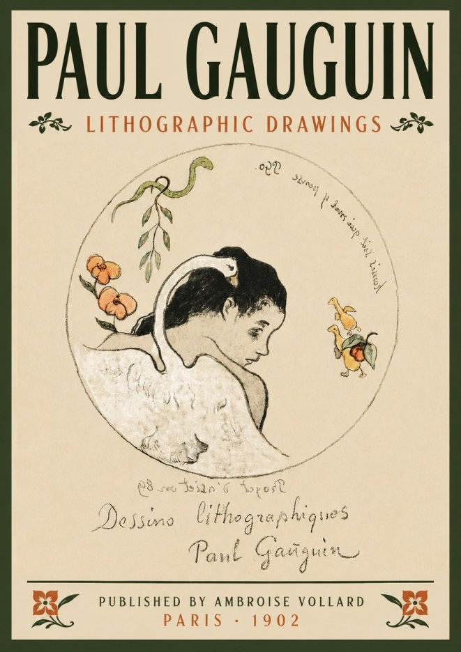 Paul Gauguin Dessins Lithographiques No6 - Plakat