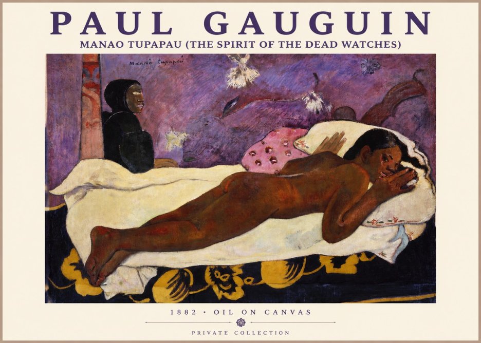 Paul Gauguin Manao Tupapau (the Spirit of the Dead Watches) No2 - Plakat