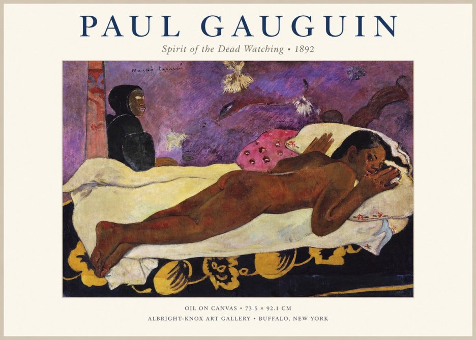 Paul Gauguin Manao Tupapau (the Spirit of the Dead Watches) No5 - Plakat