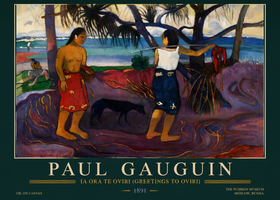 Paul Gauguin Ia Ora Na Te Ovari (I Raro Te Oviri) No5 - Plakat