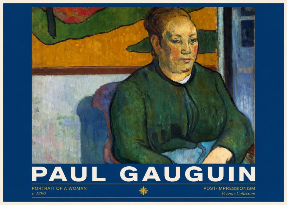 Paul Gauguin Portrait of a Woman No3 - Plakat