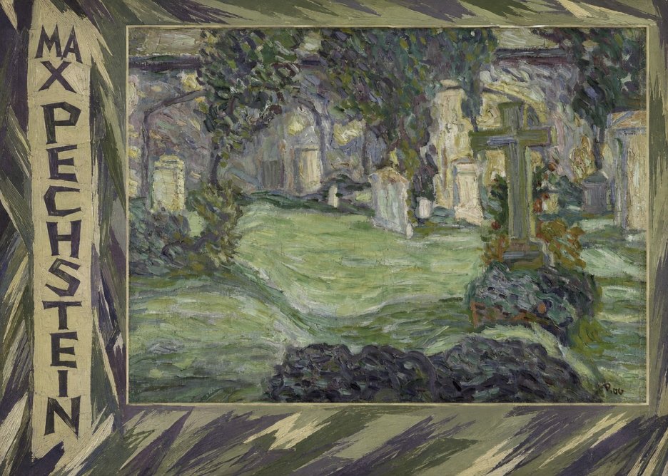 Max Pechstein Cemetery No2 - Plakat