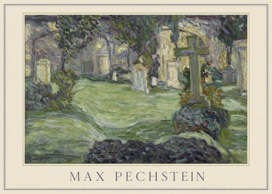 Max Pechstein Cemetery No4 - Plakat