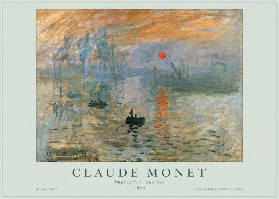 Monet Impression, Sunrise II No3 - Plakat
