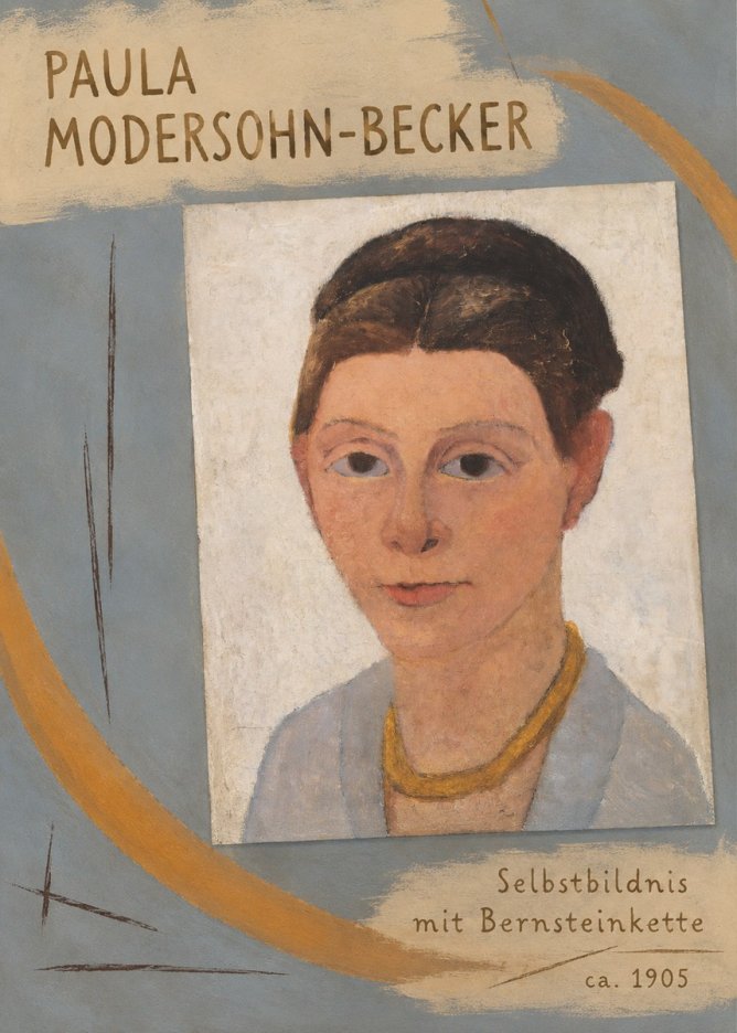 Paula Modersohn-Becker Selbstbildnis Mit Bernsteinkette No2 - Plakat
