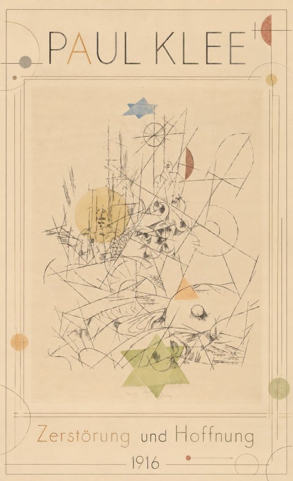 Paul Klee Zerstörung Und Hoffnung I No1 - Plakat