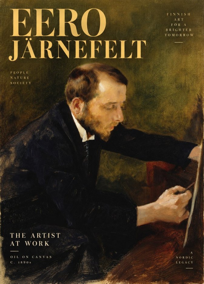 Eero Järnefelt Portrait of the Artist No3 - Plakat