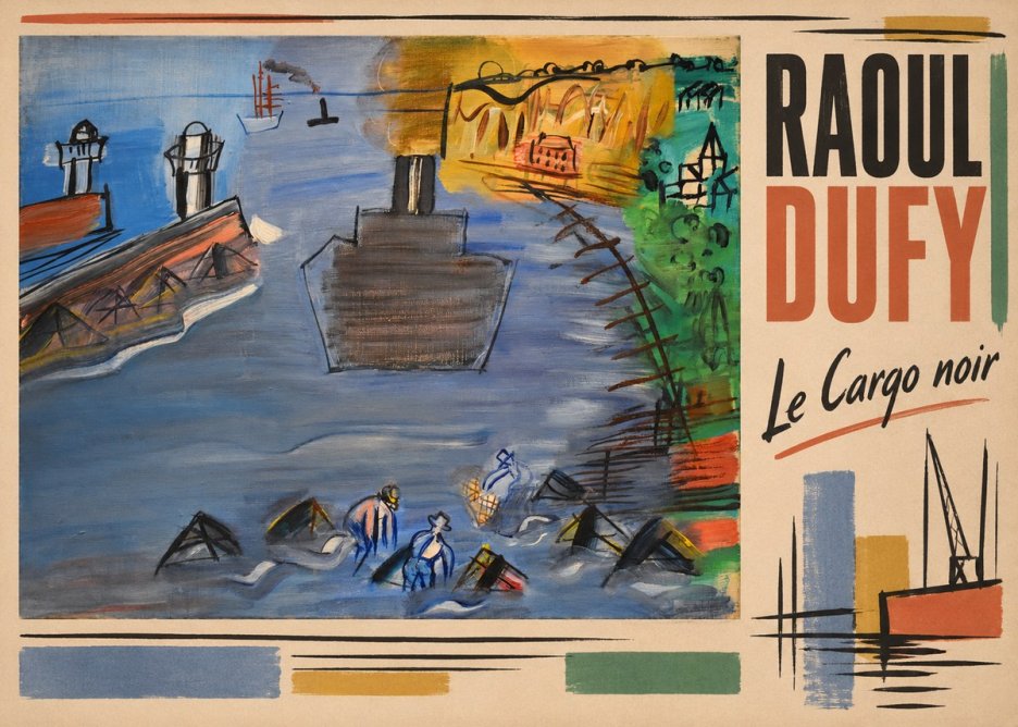 Raoul Dufy Le Cargo Noir No2 - Plakat